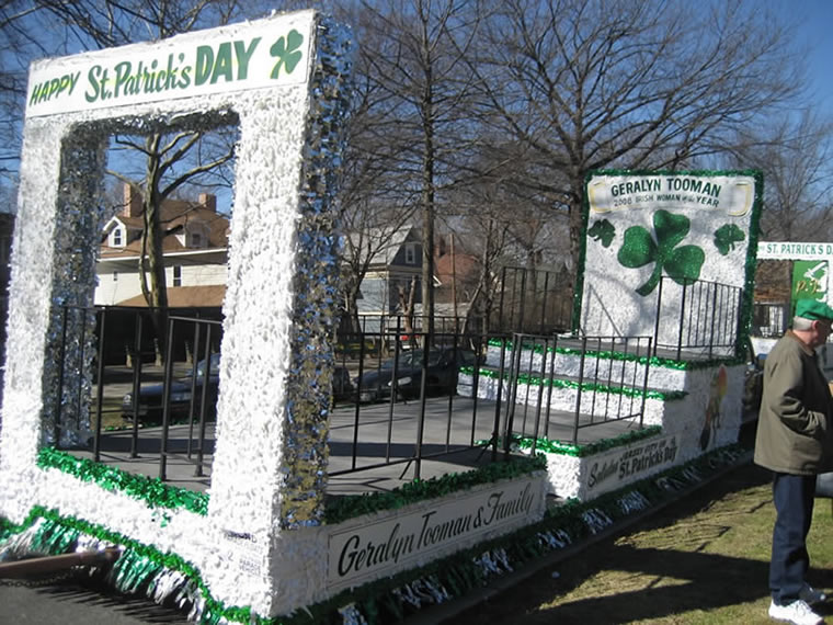 st patrick day float ezkiel elliot